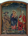 tableau : La Vierge, saint Jacques et saint Ours