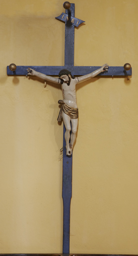 croix de confrérie : Christ en croix