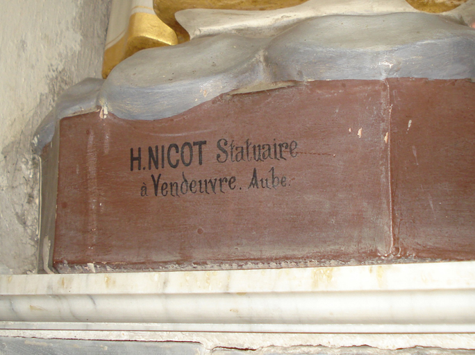 Statue (grandeur nature) : Christ du Sacré-Coeur