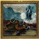 ex-voto, tableau : Accident de voiture automobile, G. Costamagna