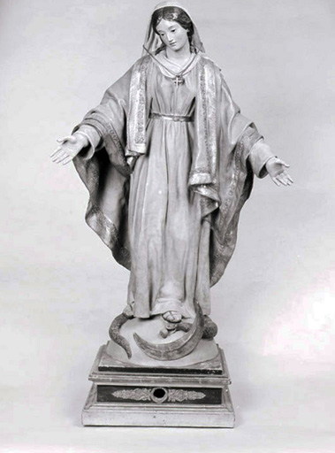 statue (petite nature) : Immaculée Conception