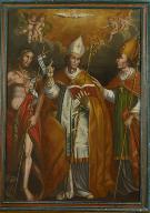 tableau : Saint Jean-Baptiste et deux évêques