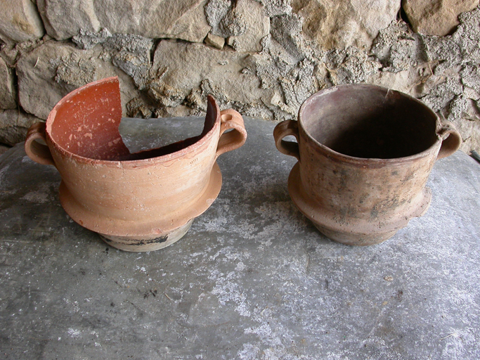 ensemble de 2 pots à cuire suspendus