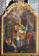 Cadre et tableau : saint Martin