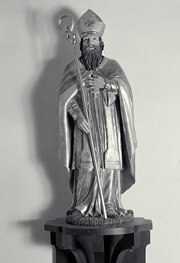 statue (petite nature) : Saint Martin de Tours