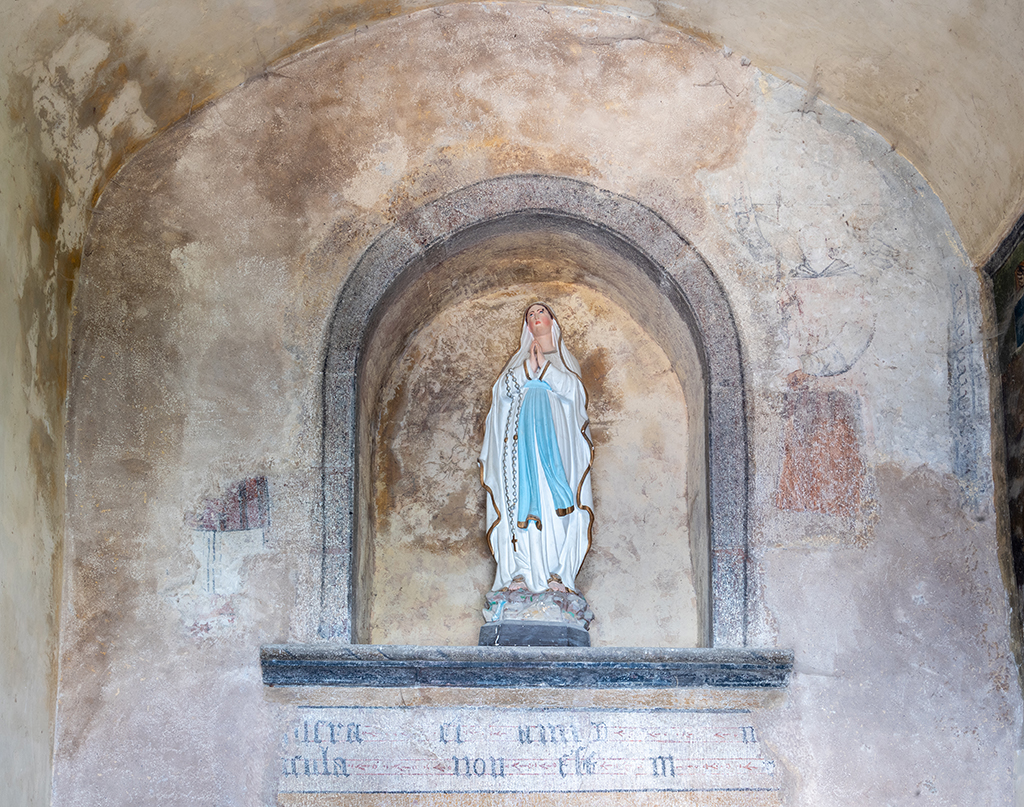 Peinture monumentale de l'Annonciation