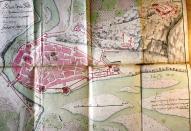[Plan de la Ville/et Chateau d'Entrevaux/Pour servir au projet/De 1723/Lozières d'Astier (détail)].