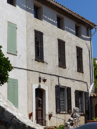 Bâtiment du logis. Elévation sud, partie est.  