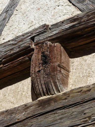 Elévation ouest, deuxième niveau. Détail de la structure porteuse.