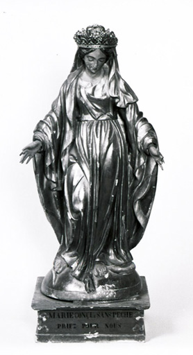 statue (statuette) : Immaculée Conception