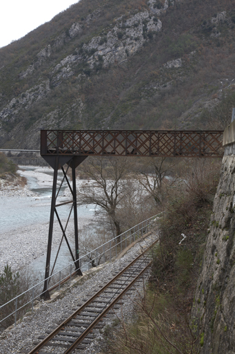 section Nice - Puget-Théniers de la voie ferrée des Chemins de fer de Provence