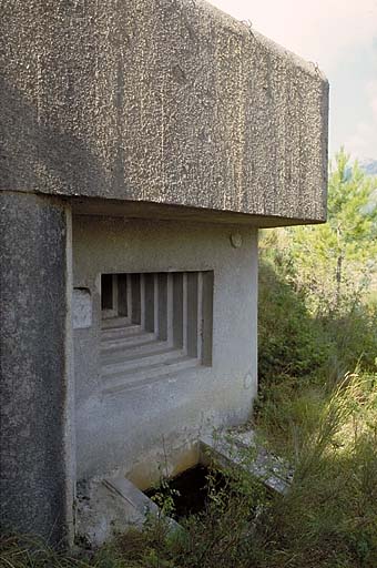 série de 12 blockhaus dits casemates d'intervalle, de la ligne fortifiée des ouvrages d'avant-poste, secteur fortifié des Alpes-Maritimes