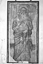 ensemble de 2 peintures monumentales : Saint Christophe, Saint Antoine abbé