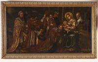 Tableau : L' Adoration des Mages, cadre