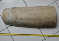 tuile creuse gravée n° 2