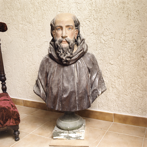 buste d'un saint franciscain