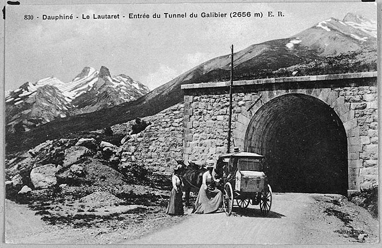 route du Lautaret dite petite route de Grenoble à Briançon