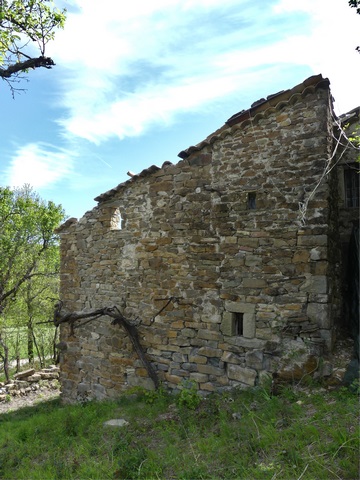 Bâtiment principal. Pignon nord.