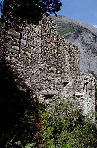 édifice fortifié (redoute) dit redoute des Cassons, de l'organisation défensive de l'Ubaye.