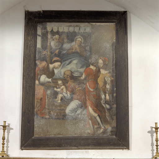 tableau d'autel : La Naissance de saint Jean Baptiste