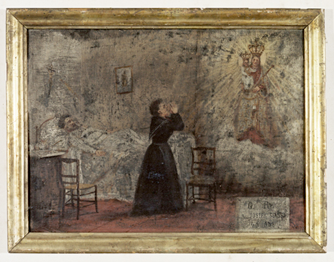 ex-voto, tableau : Demande de guérison d'un homme, Joseph Seassau