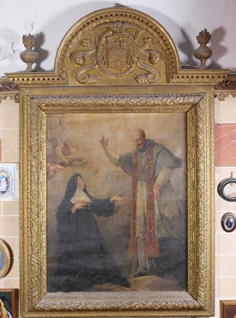 tableau : Saint François de Sales et sainte Jeanne de Chantal