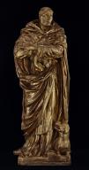 Statue (grandeur nature) : saint Dominique