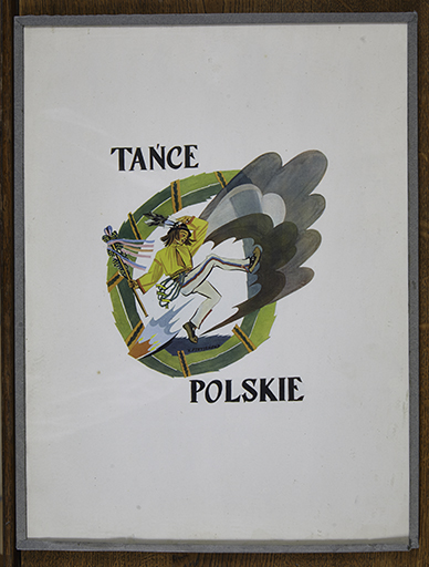 Ensemble de onze estampes (sérigraphies) : danses polonaises