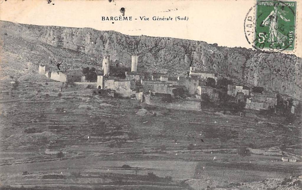 Bargème - Vue générale (Sud), [avant 1914].