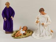 Ensemble de neuf santons