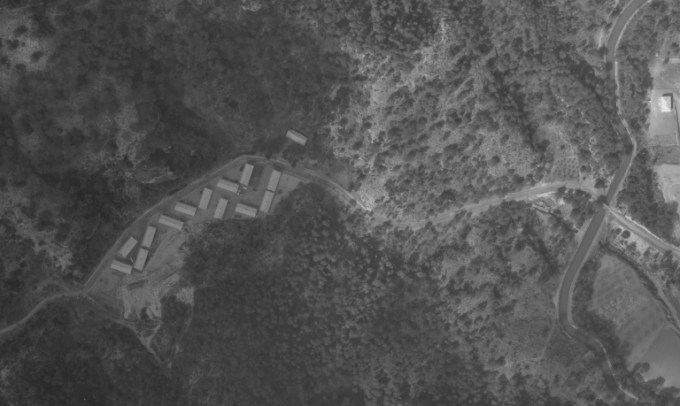 Hameau de forestage de Harkis de La Roque-d'Anthéron, actuellement village de vacances de la Baume