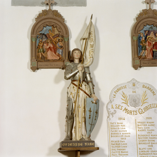 statue (grandeur nature) : La Bienheureuse Jeanne d'Arc