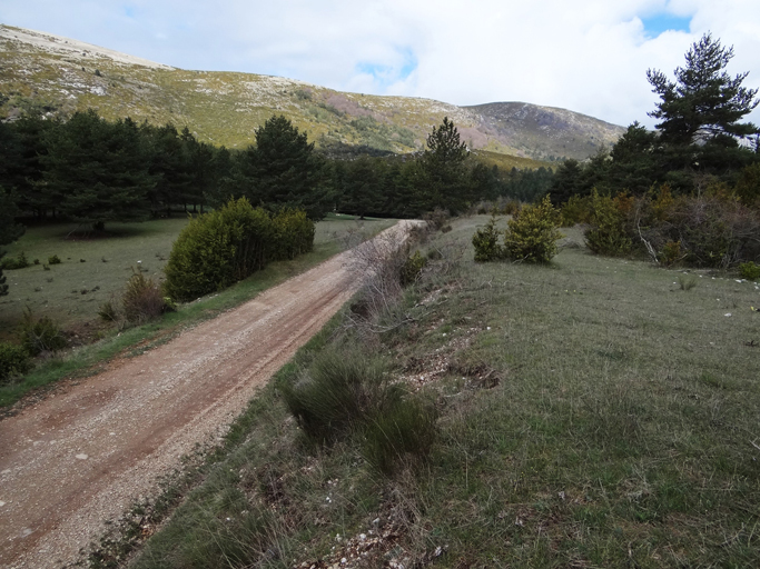 Passage de la Route Départementale 17 à proximité du Col des Abbes.