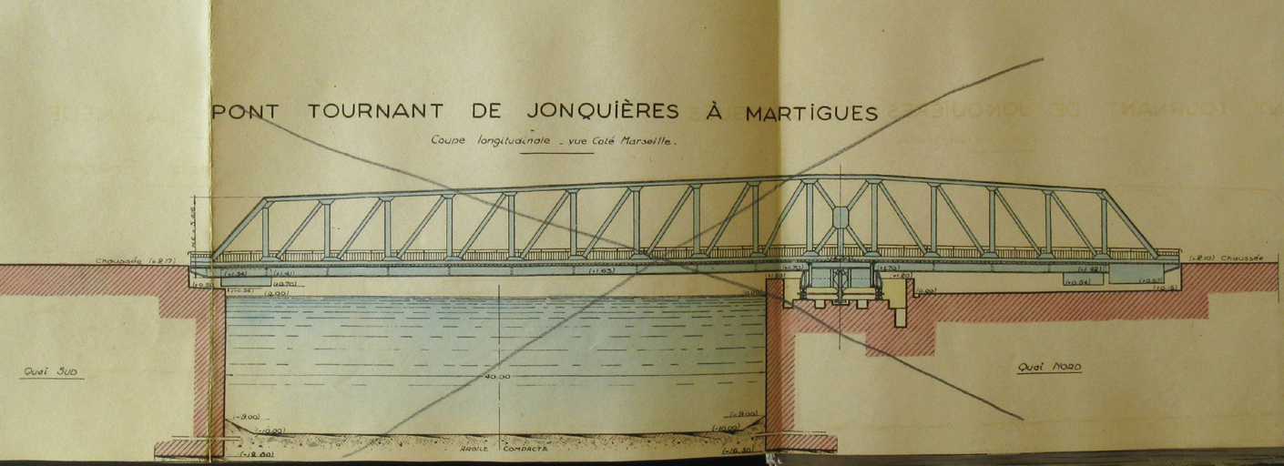 pont tournant de Jonquières