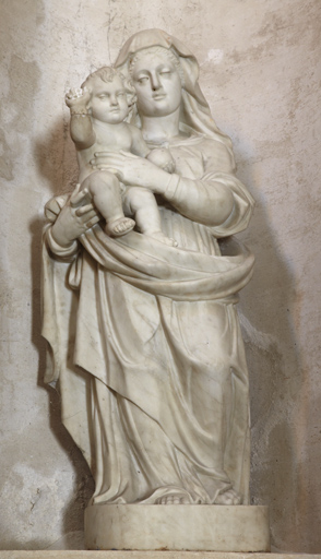 Statue (petite nature) : Vierge à l'Enfant (N°2)