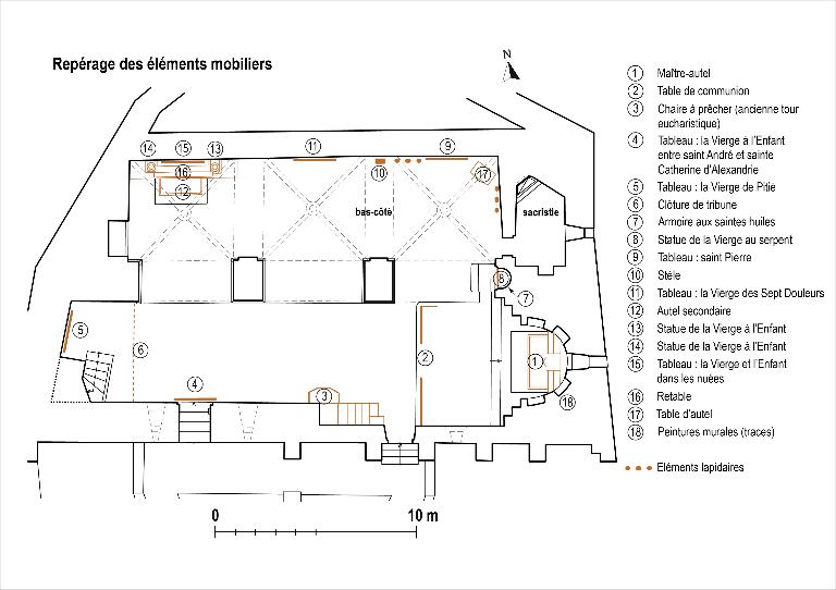 Le mobilier de la chapelle Saint-Saturnin dite "chapelle du Château"