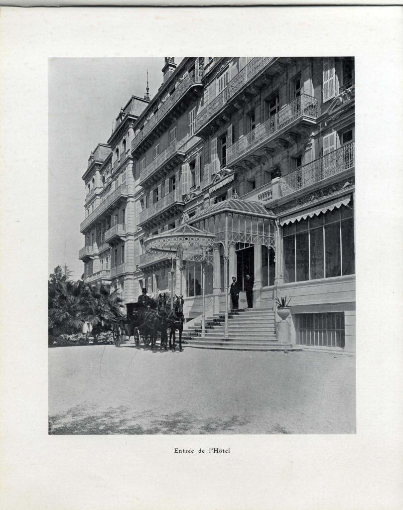 hôtel de voyageurs dit Hôtel de la Californie, puis Grand Hôtel de la Californie, actuellement Californie Palace