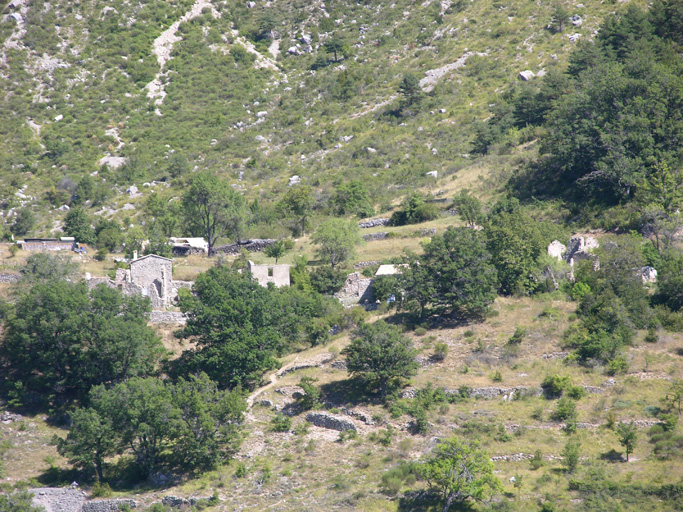 Ecart de Brandis. Vue de situation prise du sud-ouest.