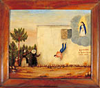 tableau, ex-voto : Chute de Toussaint Aubert