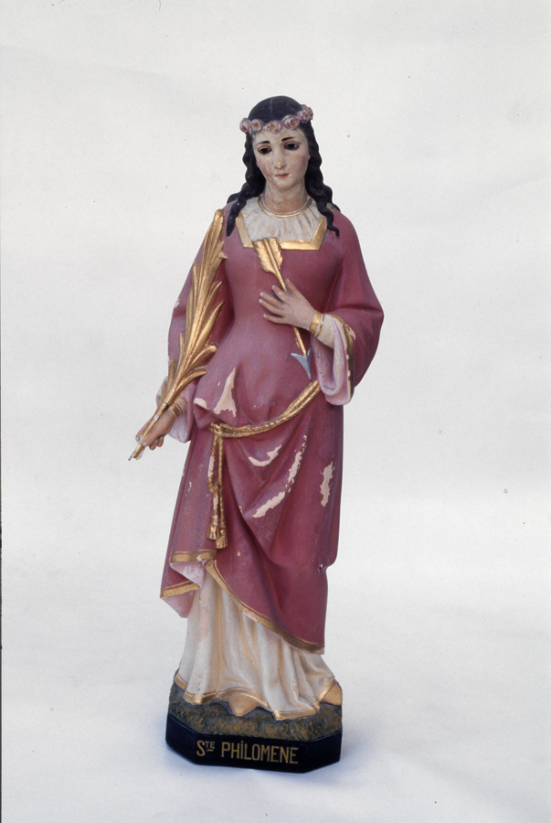 statue (statuette) : sainte Philomène