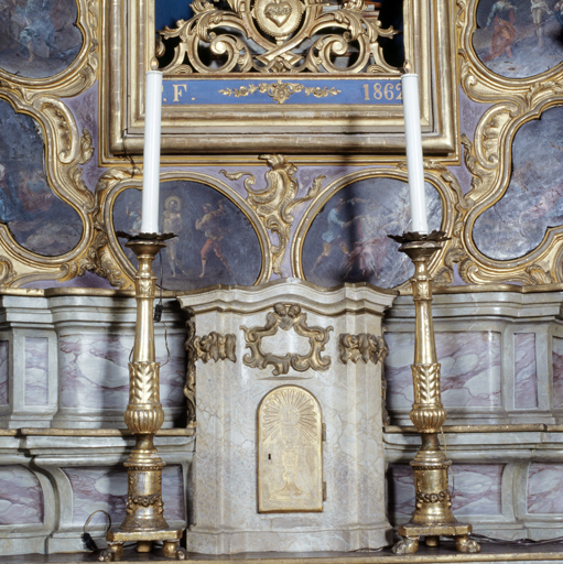 ensemble de 6 chandeliers d'autel (No 2)