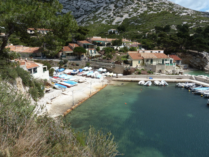 Port abri de la calanque de Sormiou