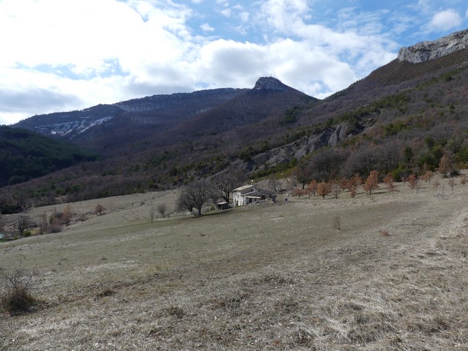 Vue de situation de la ferme de la Tuillière (Antonaves).