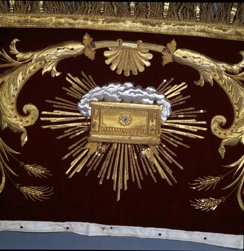 garniture de dais de procession (dais du Saint-Sacrement) No 1