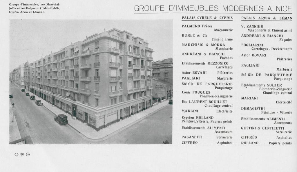 immeubles en série (série de 4) dits Cybèle, Cypris, Arvia et Léman