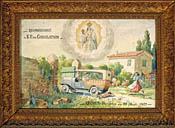 tableau, ex-voto : Accident de voiture