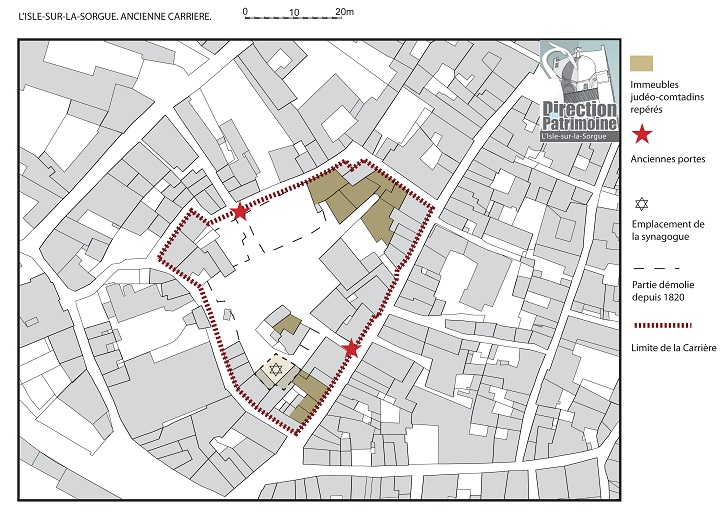 Quartier juif dit juiverie ou carrière