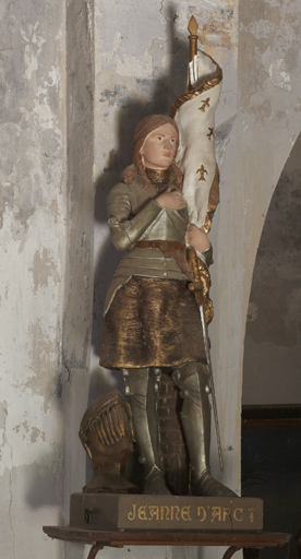statue de procession (petite nature) : Jeanne d'Arc