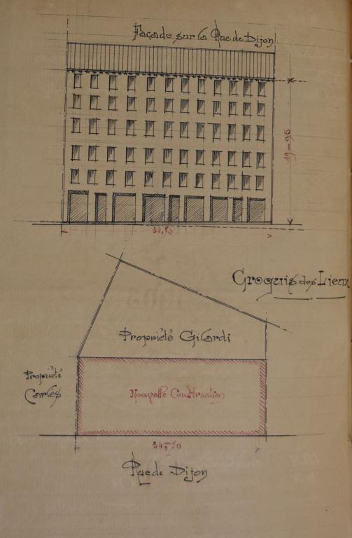 immeubles en série Gilardi (série de 3)