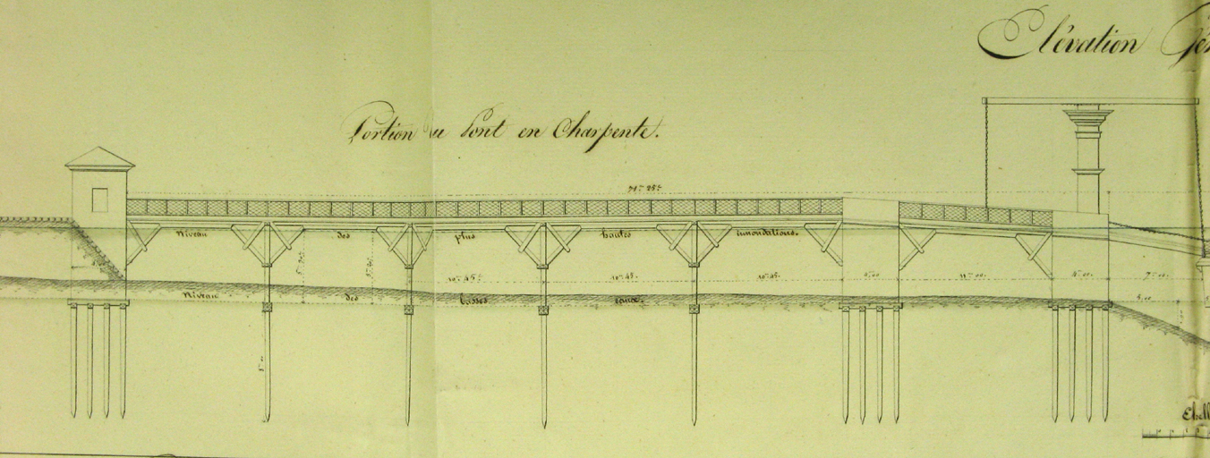 pont de bateaux de Fourques